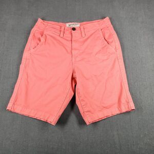 Arizona Shorts Men Size 29 Chino Coral Casual Flat Front Summer Lightweight
